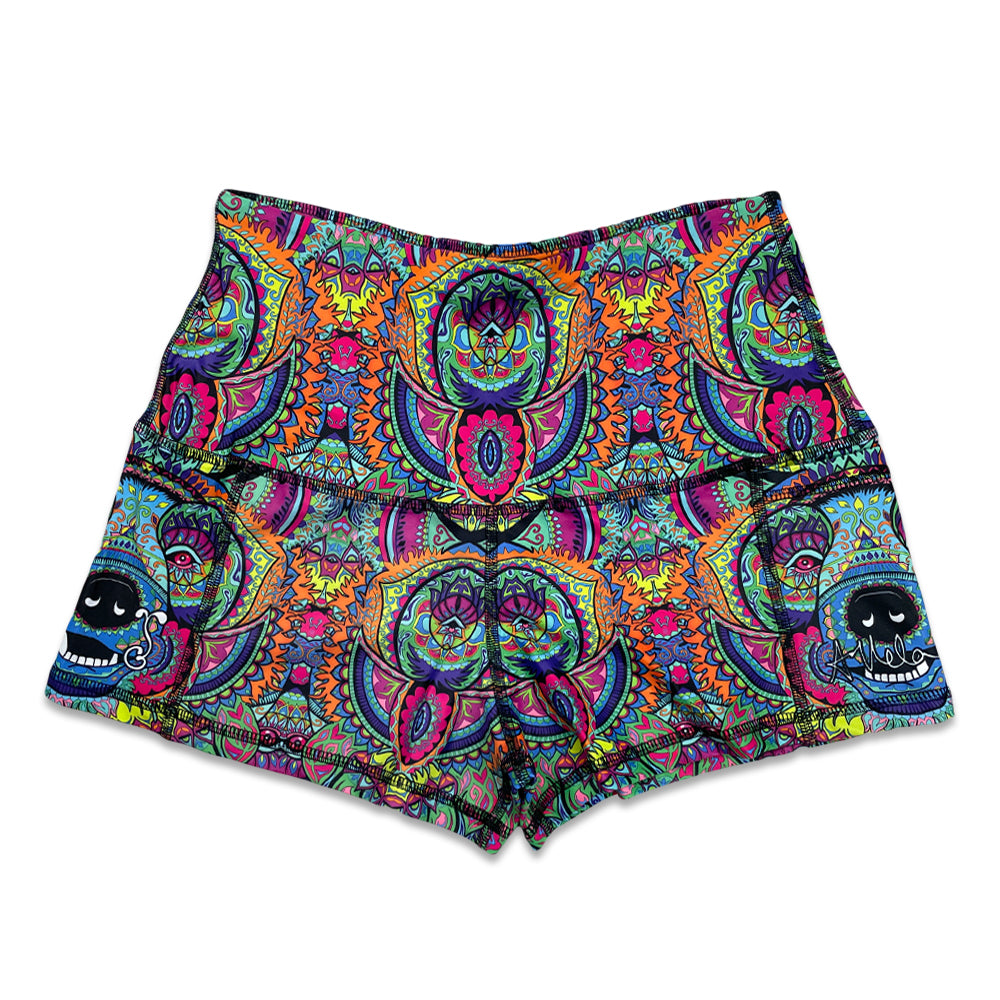 Amanda Vela Bear V2 Blue Booty Shorts
