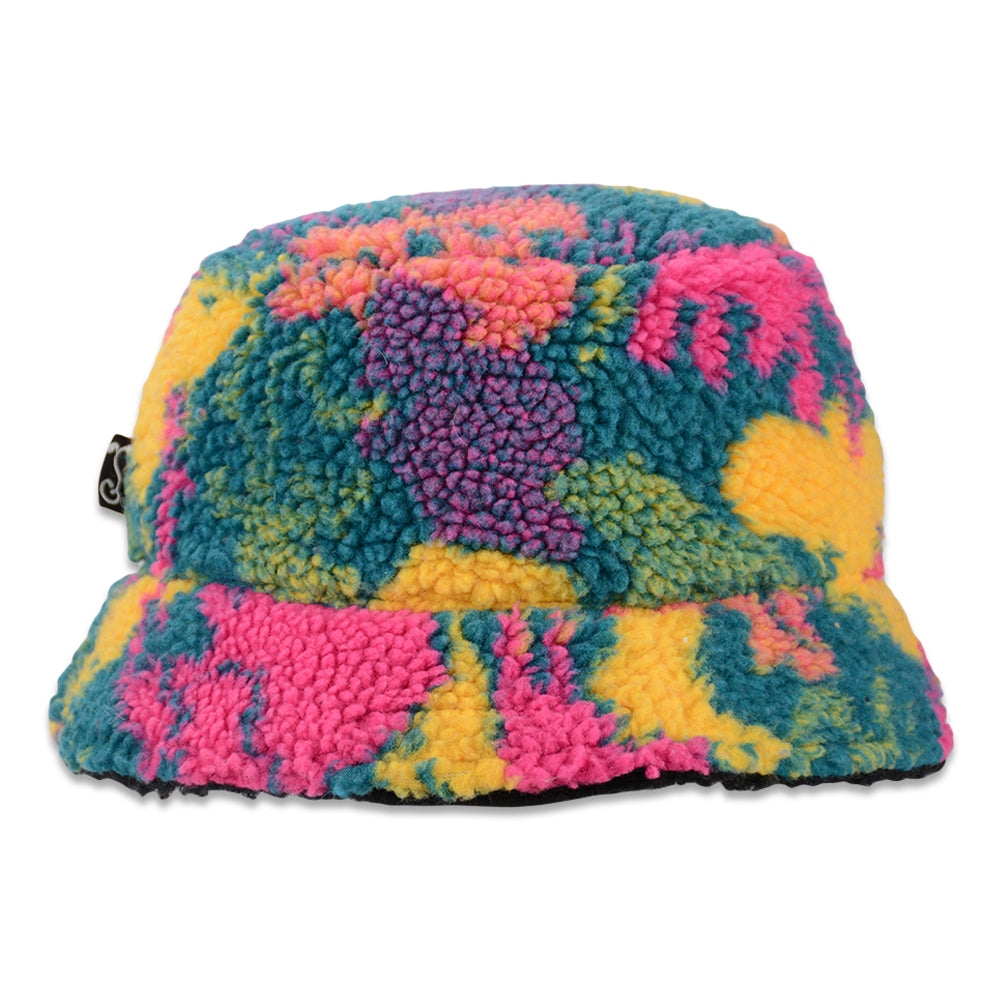 Trippy Tundra Bear Reversible Bucket Hat