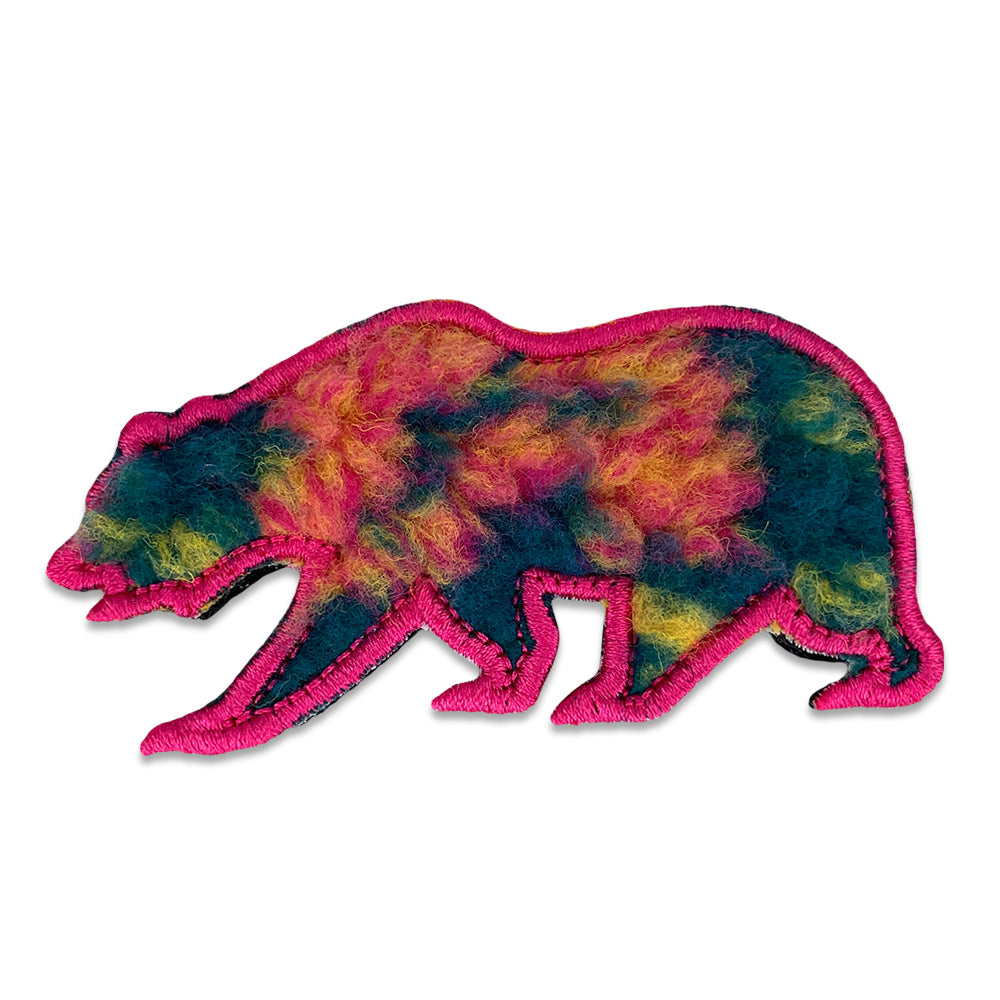 Trippy Tundra Removable Bear Patch