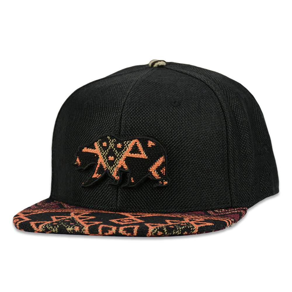 Removable Bear Copper Plateau Black Fitted Hat