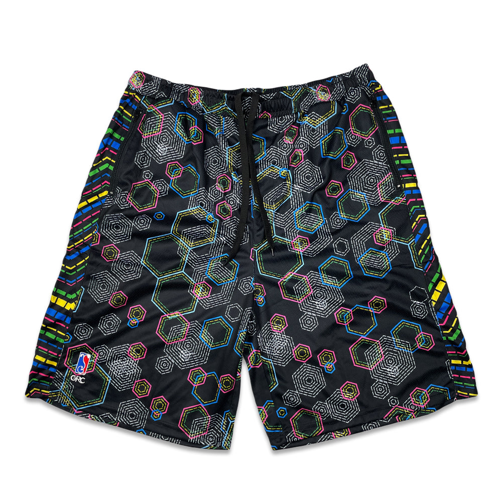 Lost Dino V2 Black Mesh Shorts