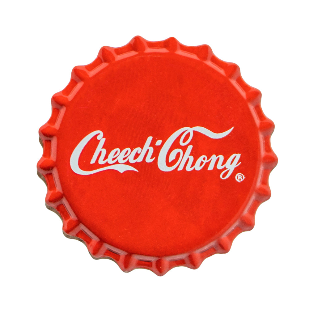 Cheech and Chong Red Bottlecap Pin