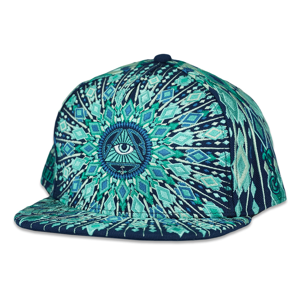 San Pedro Del Sol V3 Teal Snapback Hat