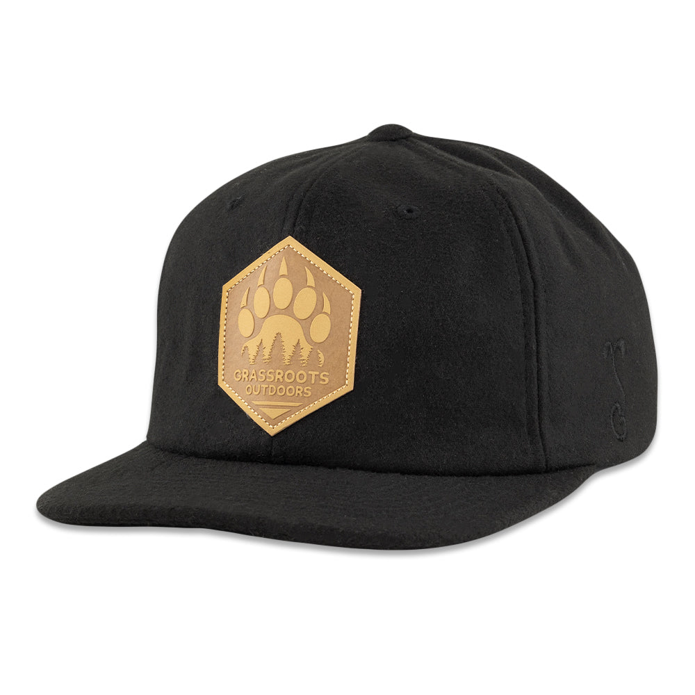 Grassroots Outdoors Black Snapback Hat