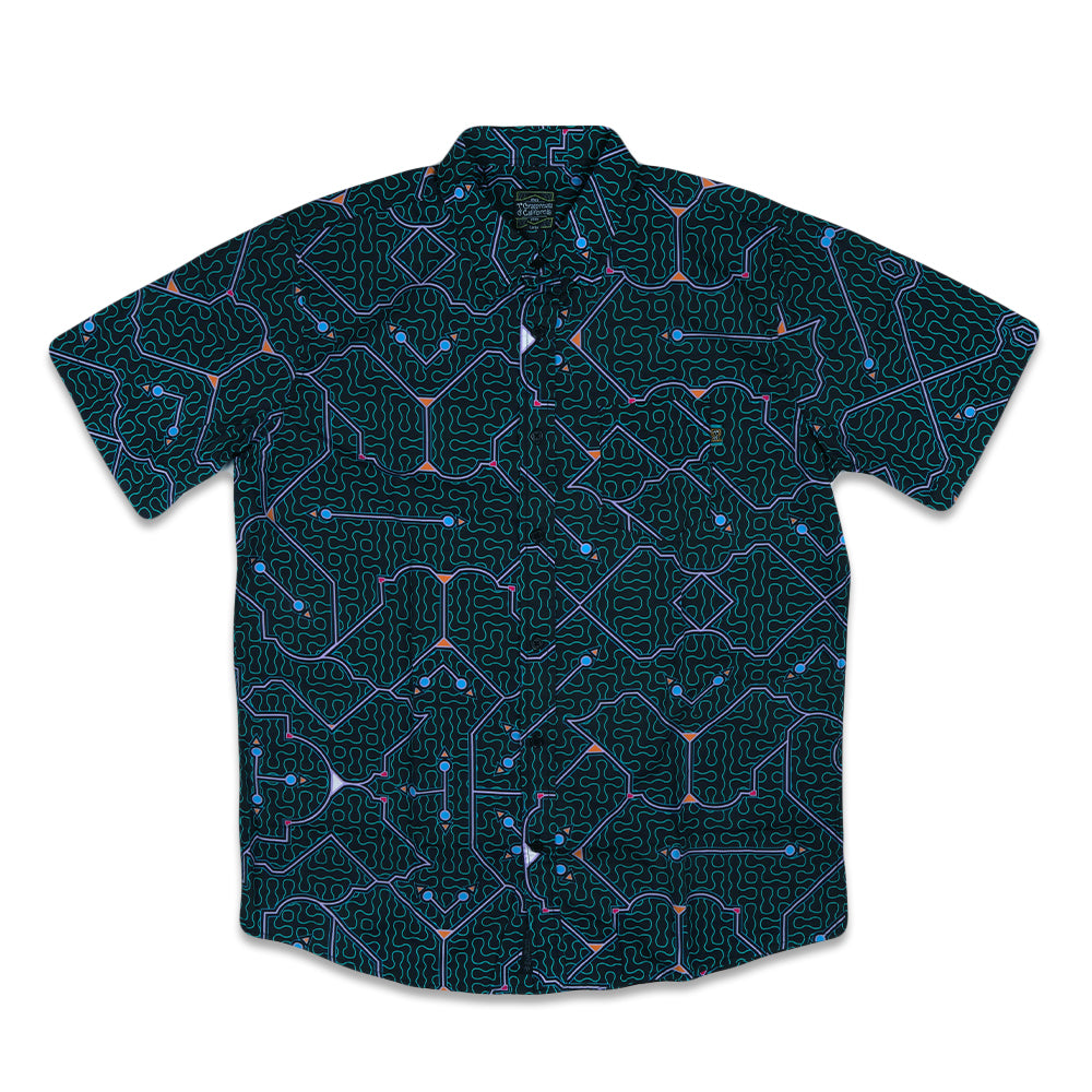 Shipibo Black Button Up Shirt