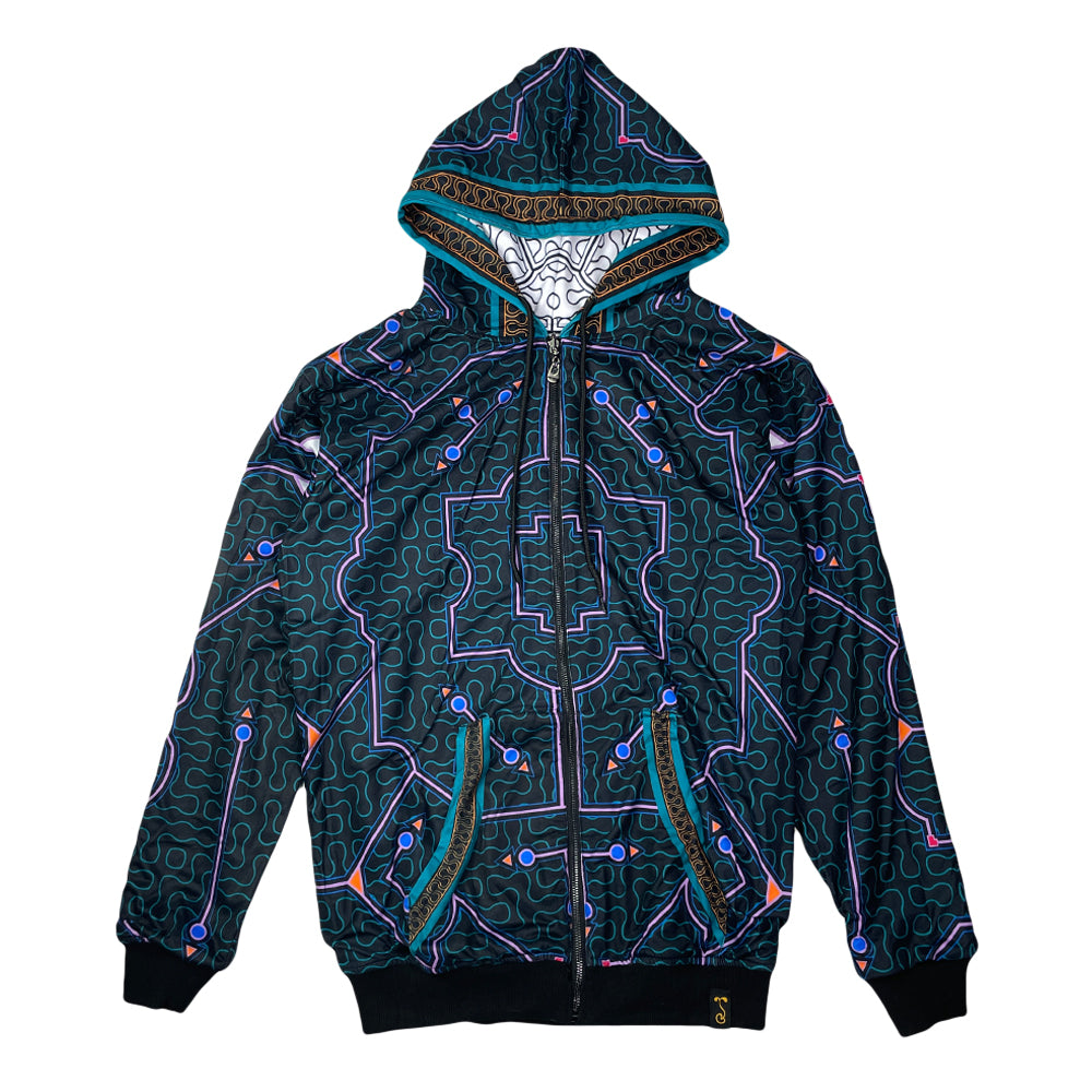 Shipibo Reversible Zip Up Hoodie