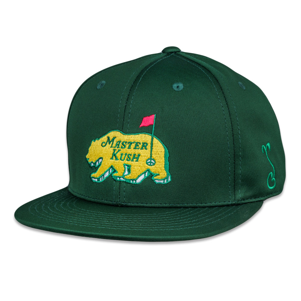 Kush Bear Dri-Bear Green Fitted Hat