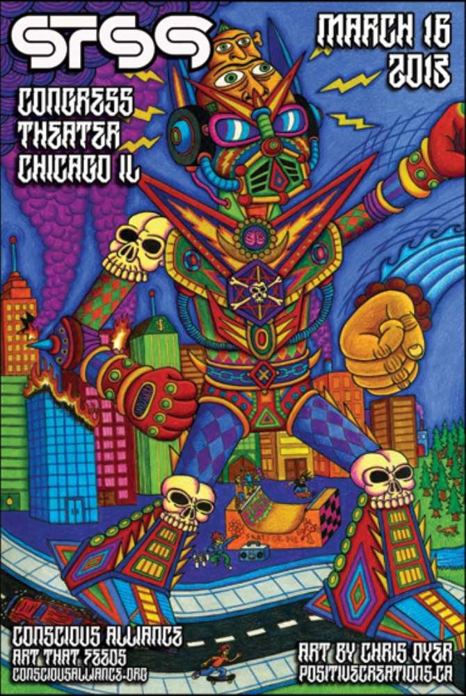 Afiche del programa STS9 Chicago (1 de 2)