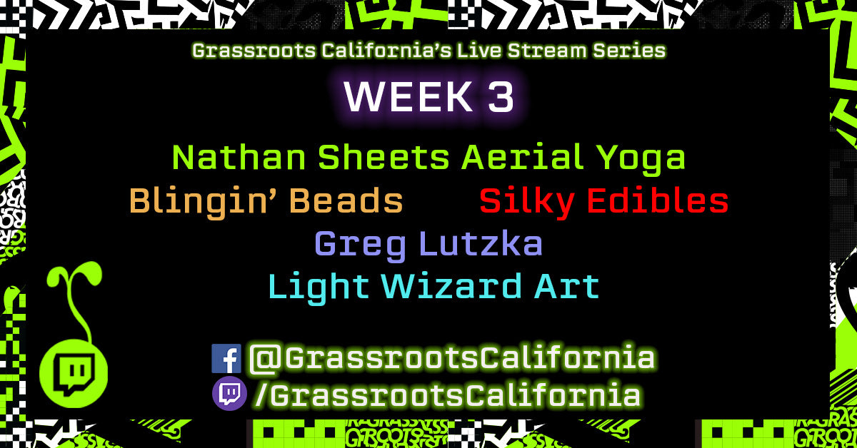 Week 3 of Live Streams: Yoga, Jewelry, Cooking, Art & more!