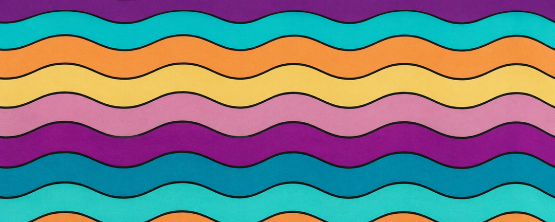 jerry garcia waves bright background