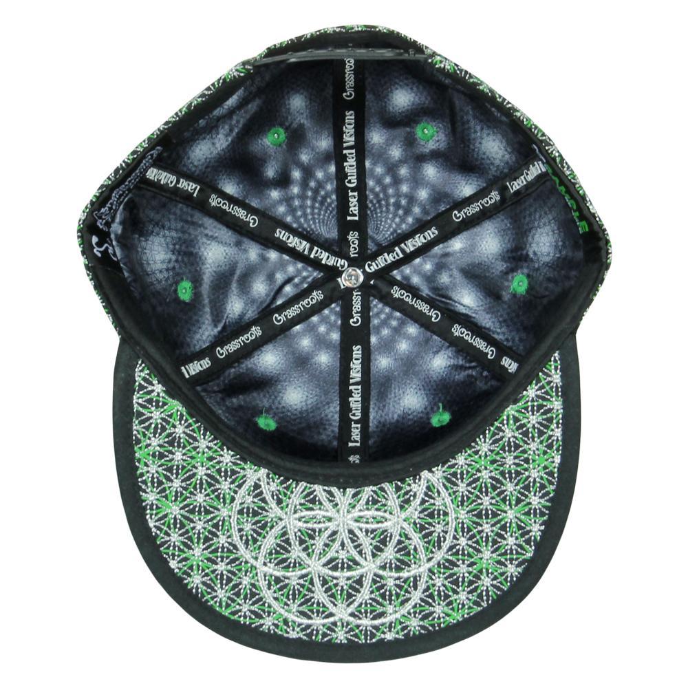 Laser Guided Visions Silver Sage Green Snapback Hat
