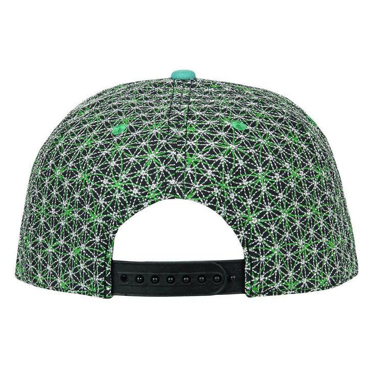 Laser Guided Visions Silver Sage Green Snapback Hat