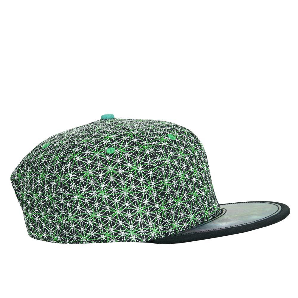 Laser Guided Visions Silver Sage Green Snapback Hat