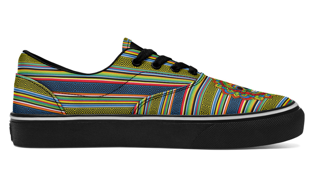 Dia De Los Muertos Mandala Sugar Skull Classic Shoes