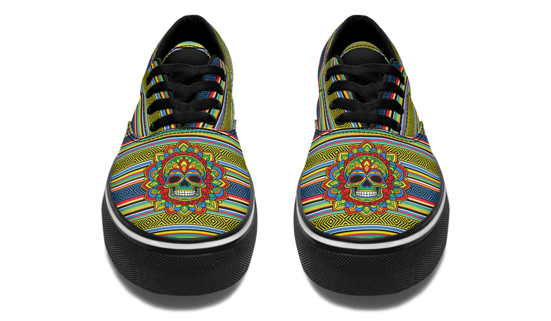 Dia De Los Muertos Mandala Sugar Skull Classic Shoes