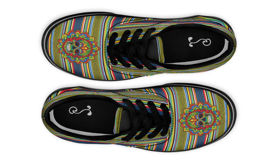 Dia De Los Muertos Mandala Sugar Skull Classic Shoes