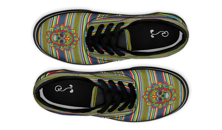Dia De Los Muertos Mandala Sugar Skull Classic Shoes