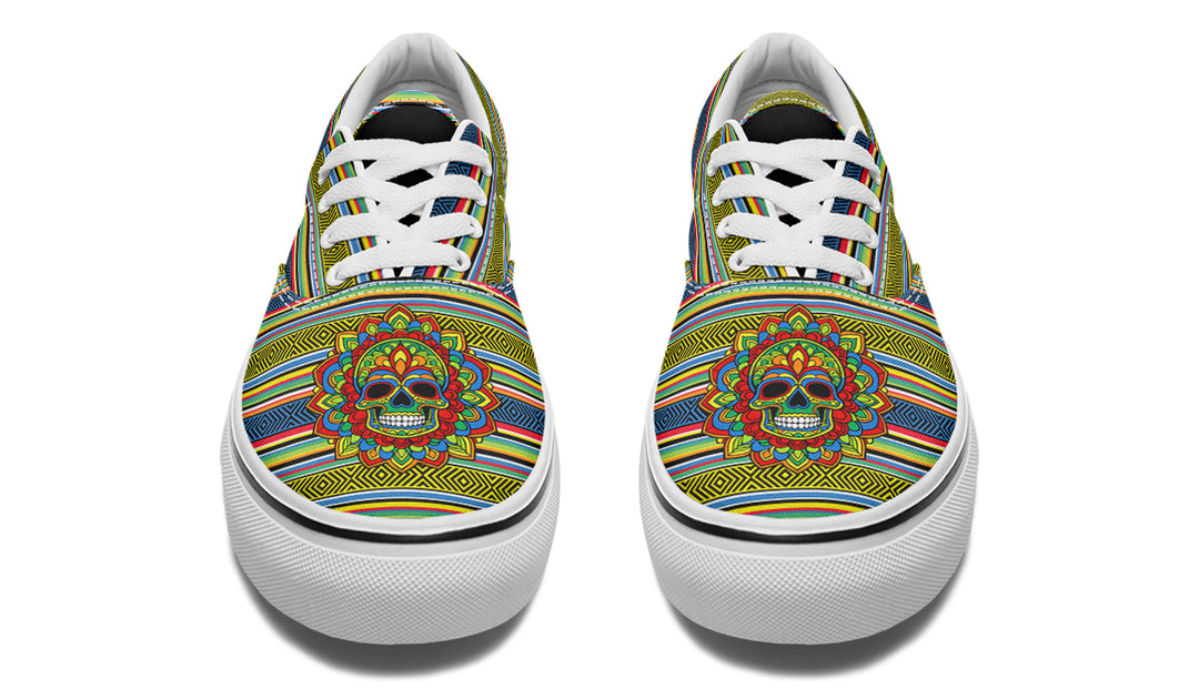 Dia De Los Muertos Mandala Sugar Skull Classic Shoes