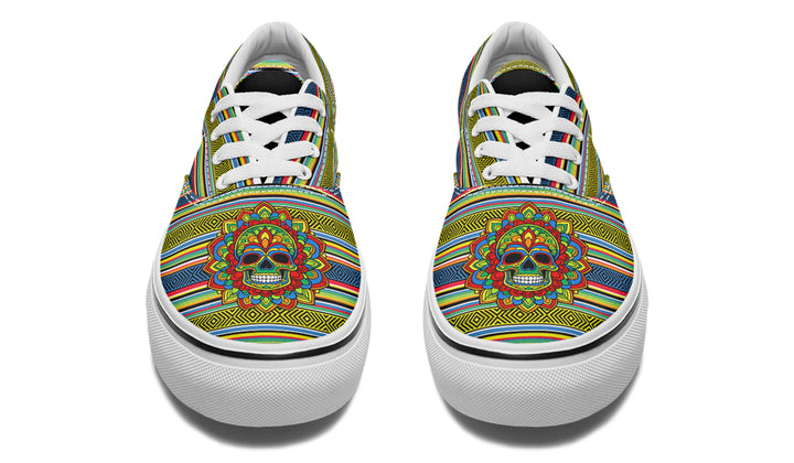 Dia De Los Muertos Mandala Sugar Skull Classic Shoes