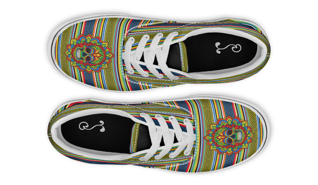 Dia De Los Muertos Mandala Sugar Skull Classic Shoes