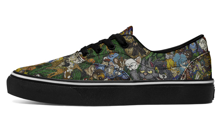 Vincent Gordon Cartoon Gumbo Colorful Classic Shoes