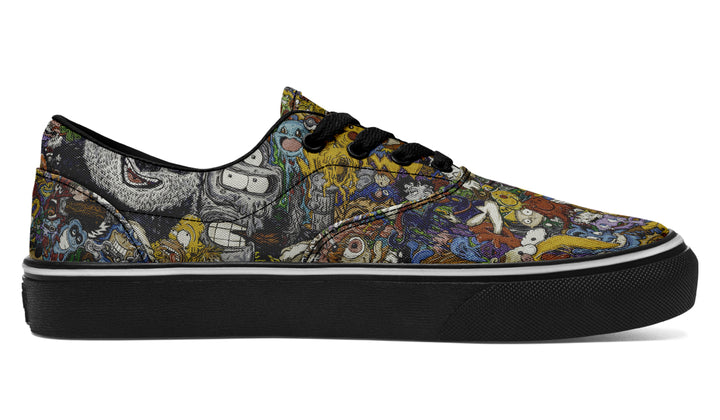 Vincent Gordon Cartoon Gumbo Colorful Classic Shoes