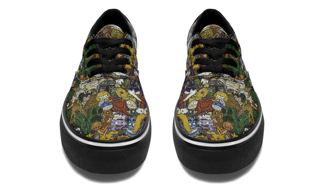 Vincent Gordon Cartoon Gumbo Colorful Classic Shoes