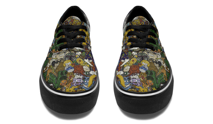 Vincent Gordon Cartoon Gumbo Colorful Classic Shoes
