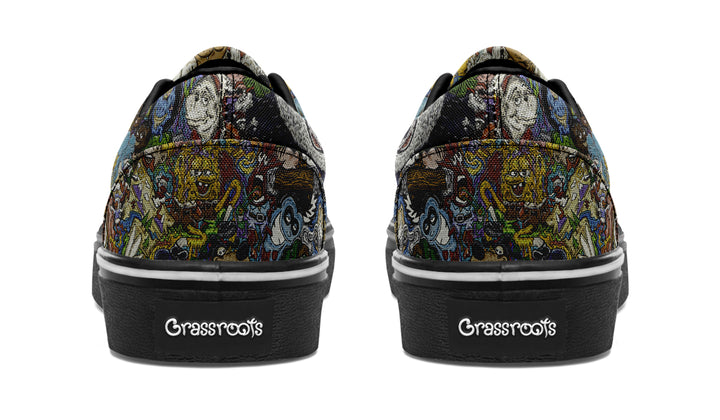Vincent Gordon Cartoon Gumbo Colorful Classic Shoes