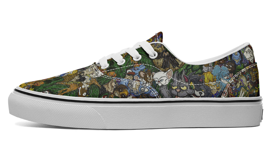 Vincent Gordon Cartoon Gumbo Colorful Classic Shoes
