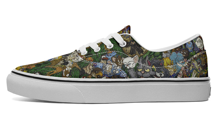 Vincent Gordon Cartoon Gumbo Colorful Classic Shoes
