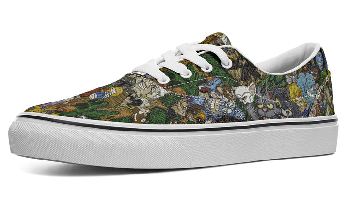 Vincent Gordon Cartoon Gumbo Colorful Classic Shoes