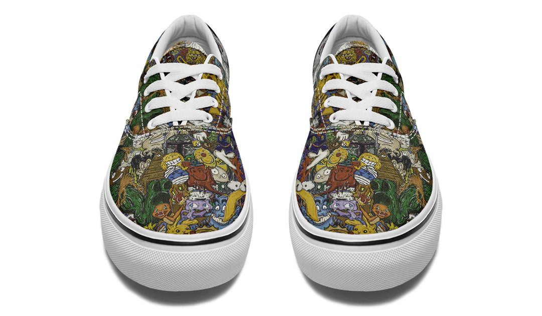 Vincent Gordon Cartoon Gumbo Colorful Classic Shoes