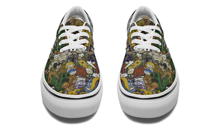 Vincent Gordon Cartoon Gumbo Colorful Classic Shoes