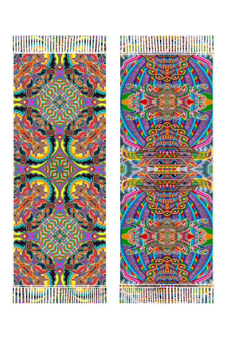 "Jai Ganesha - Vajra Remix" Reversible Pashmina