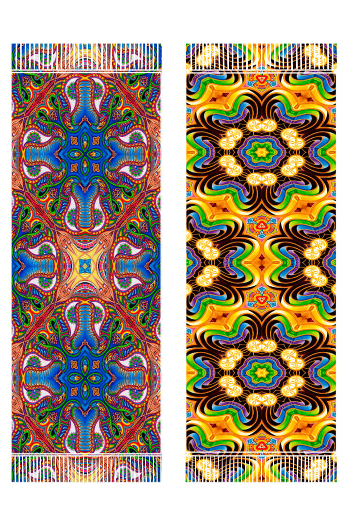 "Apotheosis - Peeling Bodies" Reversible Pashmina