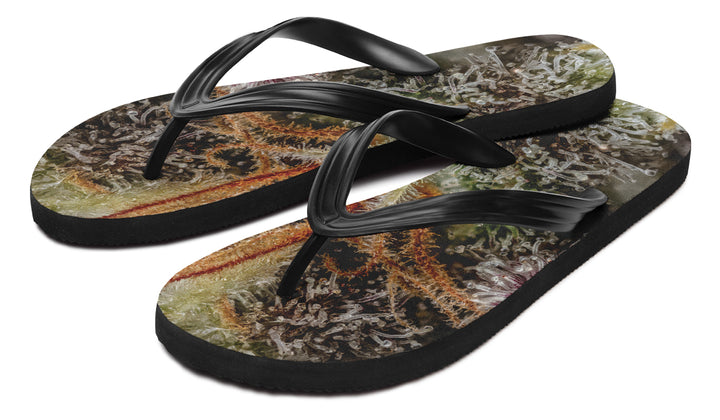 Trichome Macro Flip Flop Sandals