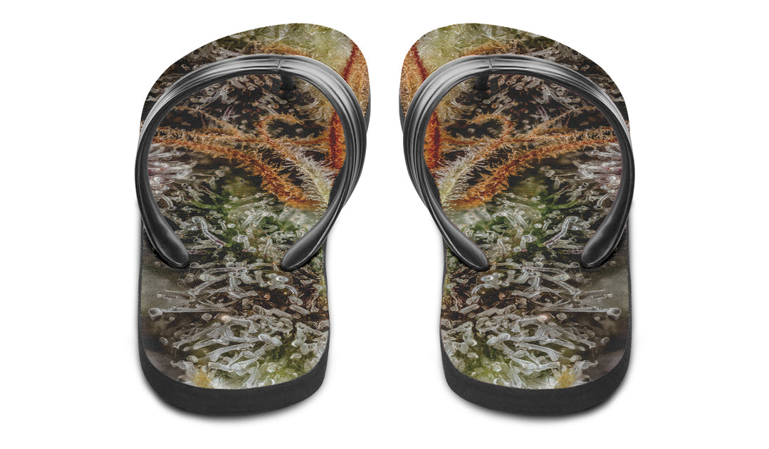 Trichome Macro Flip Flop Sandals