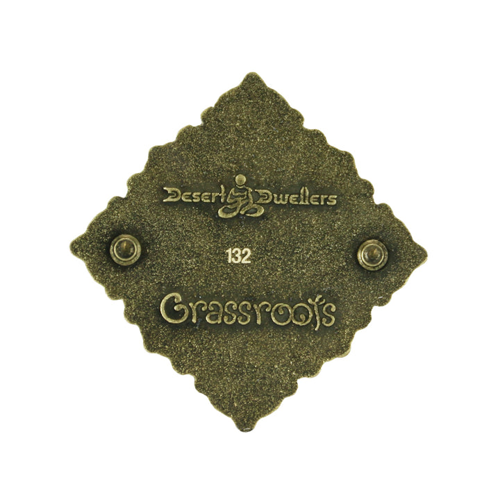 Desert Dwellers Breath Antique Brass Pin