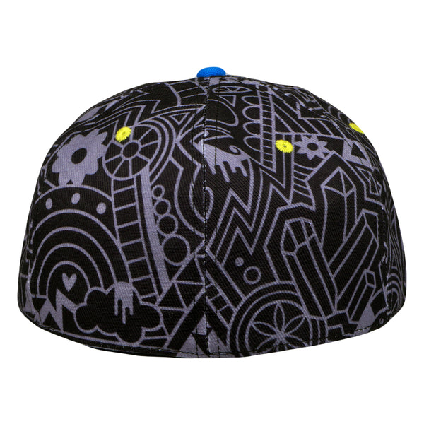 FAB Fabstract Pyramid Black Fitted Hat