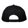 Stanley Mouse Red Rose Black Snapback Hat