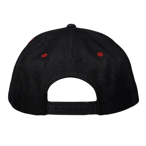 Stanley Mouse Red Rose Black Snapback Hat