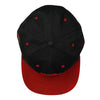 Stanley Mouse Red Rose Black Snapback Hat