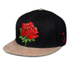 Stanley Mouse Red Rose Black Fitted Hat