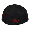 Stanley Mouse Red Rose Black Fitted Hat