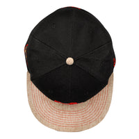 Stanley Mouse Red Rose Black Fitted Hat