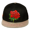 Stanley Mouse Red Rose Black Fitted Hat