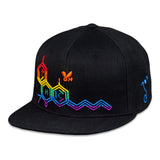 THC Bee Rainbow Snapback Hat