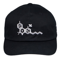 THC Bee Black White Dad Hat