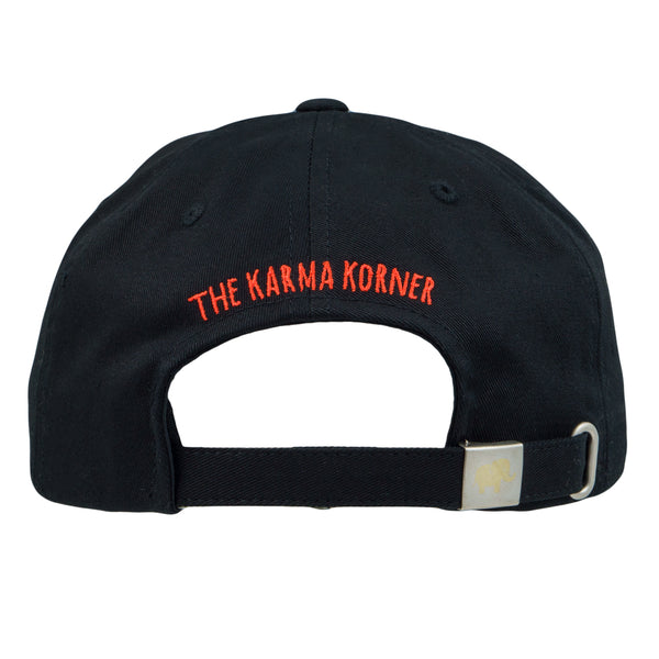 The Karma Korner Black Dad Hat